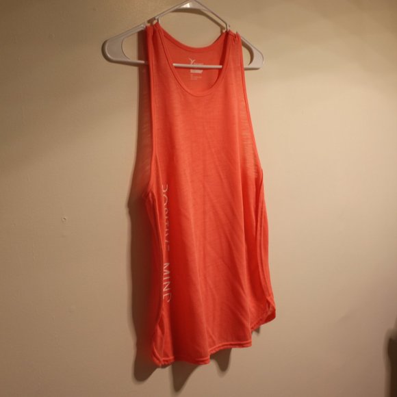 Old Navy Positive Vibes Pink Activewear Tank Top - Picture 3 of 6